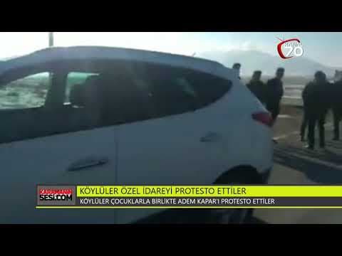 Karamanlı köylüler Özel İdareyi protesto etti