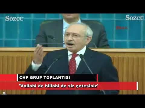 Kemal Kılıçdaroğlu; Vallahi de billahi de siz çetesiniz
