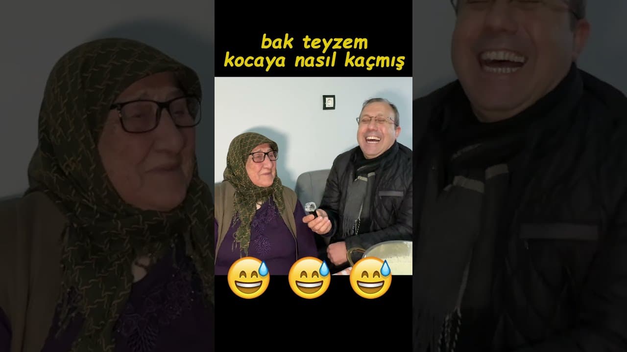 Teyzem kocaya bakın nasıl kaçmış #komedi #shorts