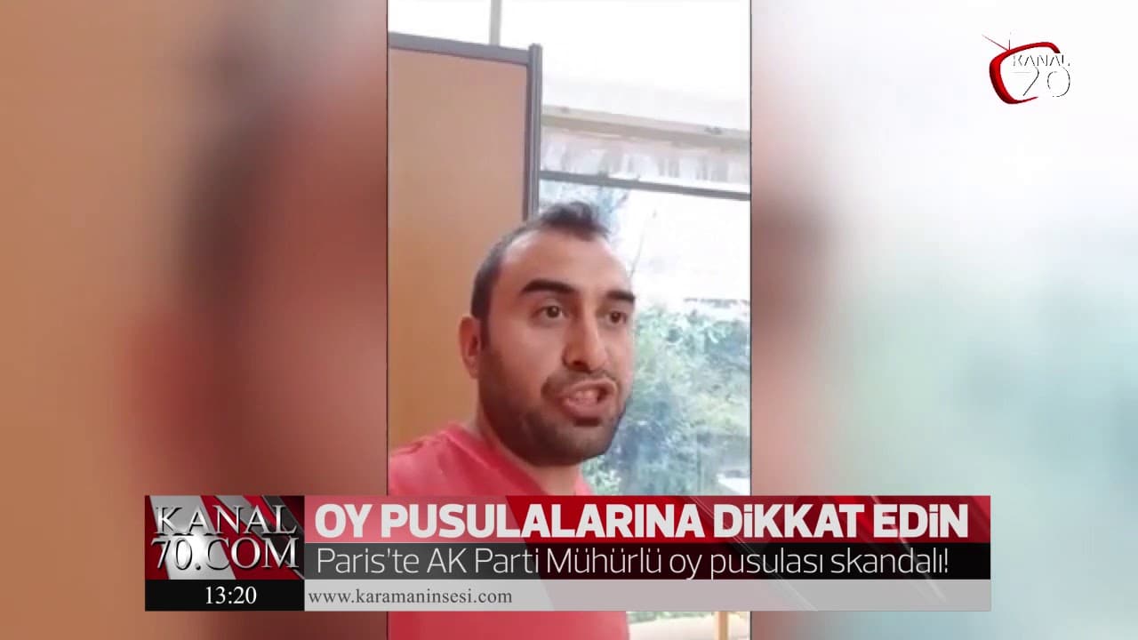 Oy pusulasına dikkat edin