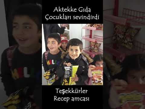 Aktekke Gıda Çocukları sevindirdi. #shorts