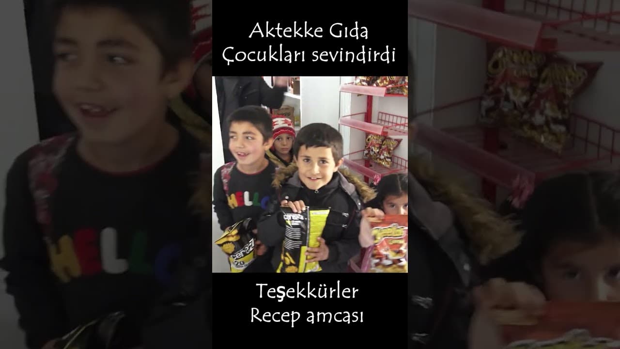 Aktekke Gıda Çocukları sevindirdi. #shorts