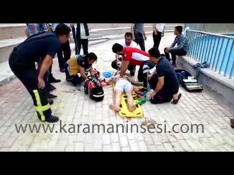 Boğulan çocuğun kurtarılma anı