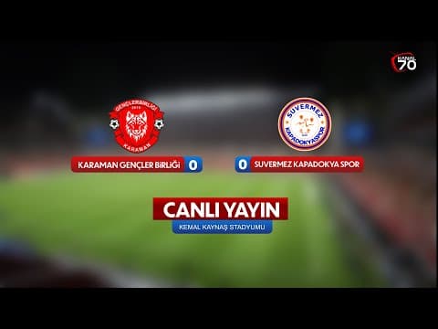 Karaman Gençlerbirliği - Suvermez Kapadokya Spor