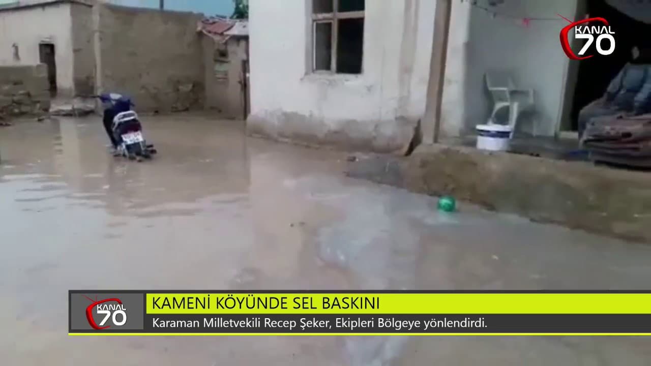 kamenide sel baskını