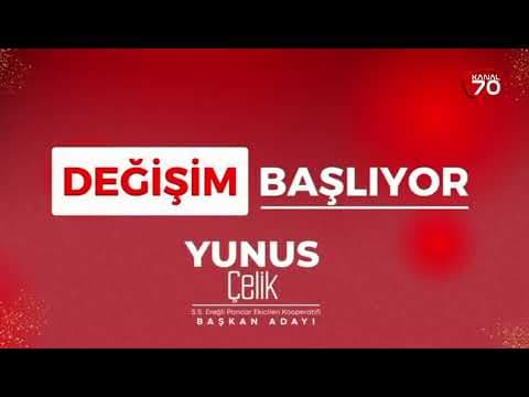 YUNUS ÇELİK'TEN ÜRETİCİYE CAN SUYU