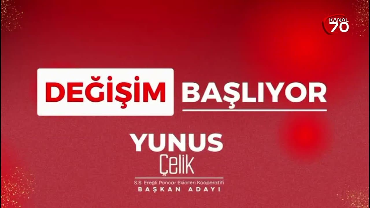 YUNUS ÇELİK'TEN ÜRETİCİYE CAN SUYU