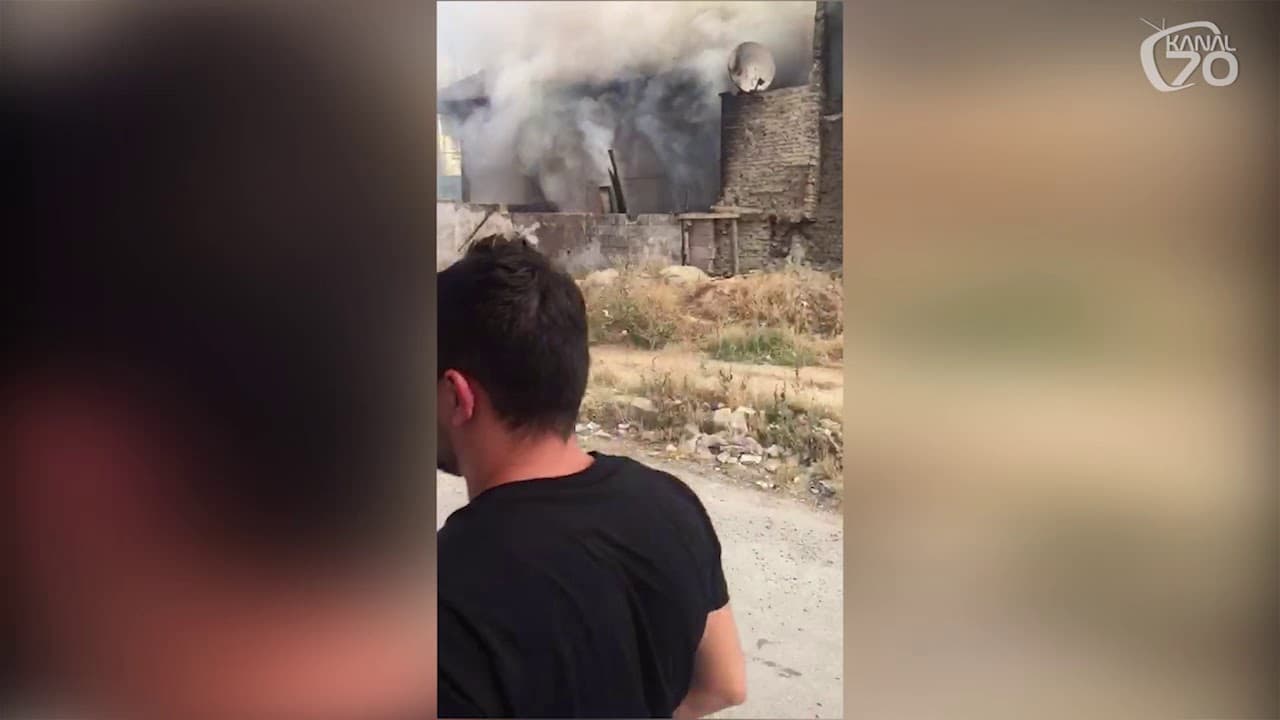 Karaman'da Ev yangını