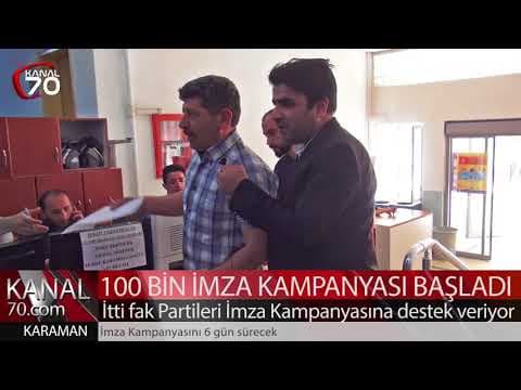 Cumhurbaşkanlığı için imza kampanyası