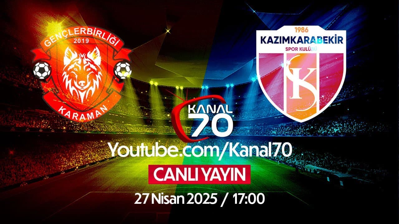#CANLIYAYIN - Karaman Gençler Birliği ve Kazım Karabekir Spor Karşılaşması