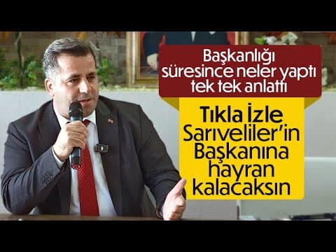 Başkan Mehmet Ali Yılmaz, Basın Mensuplarına hizmetlerinden bahsetti.  #karaman #sarıveliler