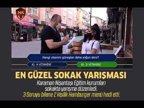 KARAMAN NİŞANTAŞI ÖDÜLLÜ YARIŞMA YAPTI