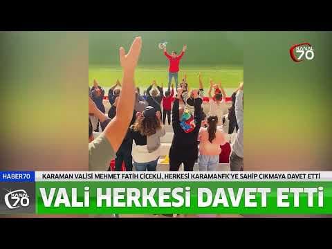 Vali Çiçekli, takıma sahip çıkmaya davet etti