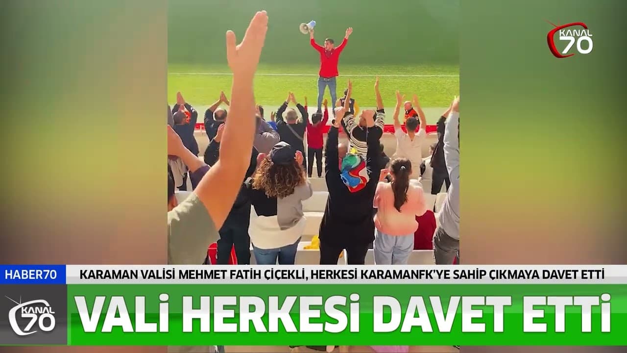 Vali Çiçekli, takıma sahip çıkmaya davet etti
