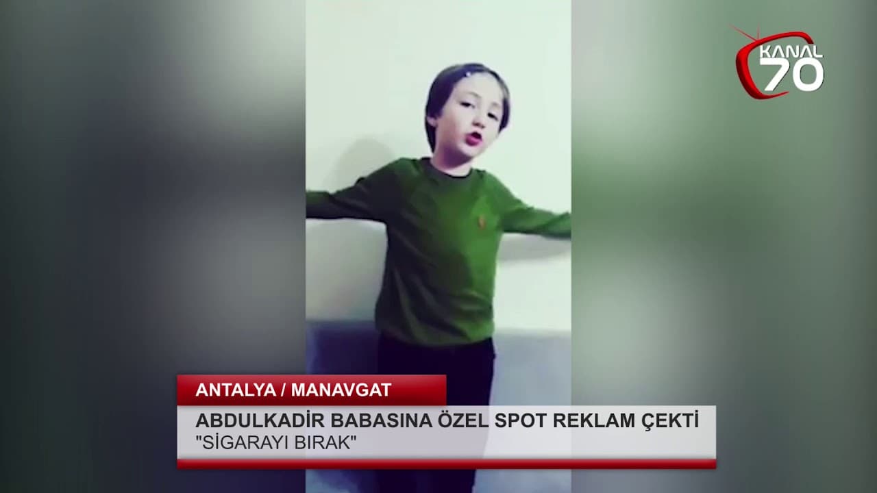 Abdulkadir Eğilmez Babasına Spot reklamı çekti