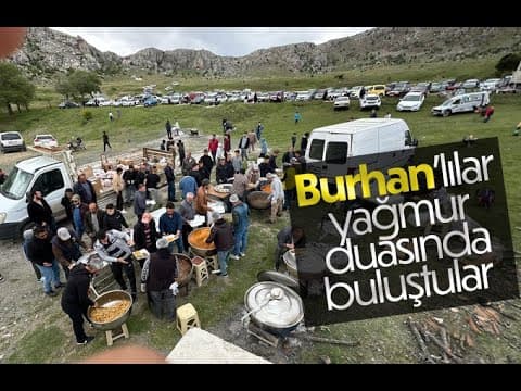 Burhan Köyünde yağmur duası gerçekleşti