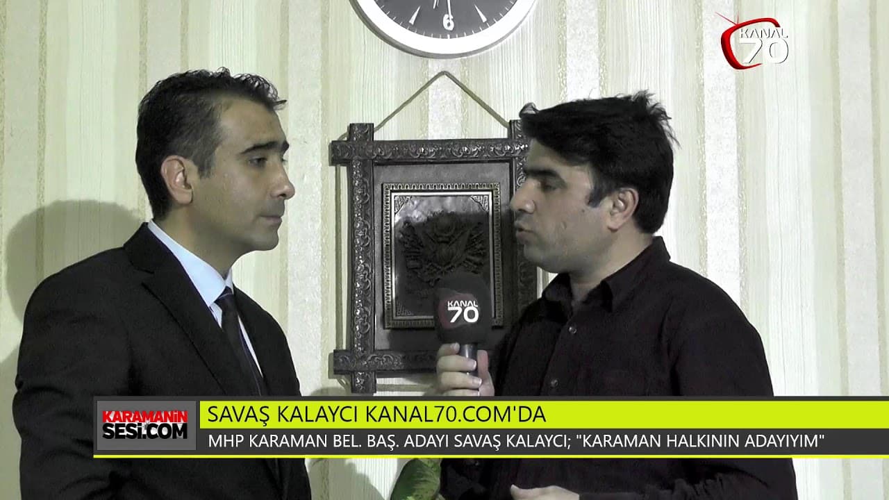 MHP Karaman Belediye Başkan adayı Savaş kalaycı