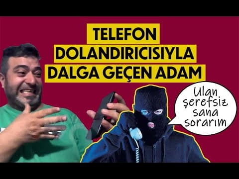 Telefon Dolandırıcılarıyla Dalga Geçen adam, çok güldürdü.