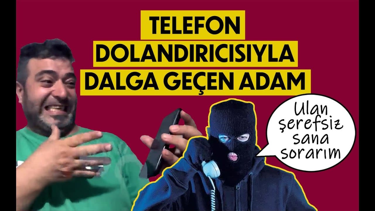 Telefon Dolandırıcılarıyla Dalga Geçen adam, çok güldürdü.