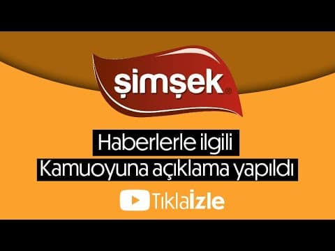 Şimşek Bisküvi’den Erol Şimşek Hakkındaki İddialara Yanıt: “Asılsız Haberler Hukuka Aykırıdır”