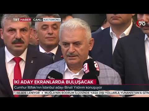 Binali Yıldırım Uğur Dündar'ın sunmasını istedi.