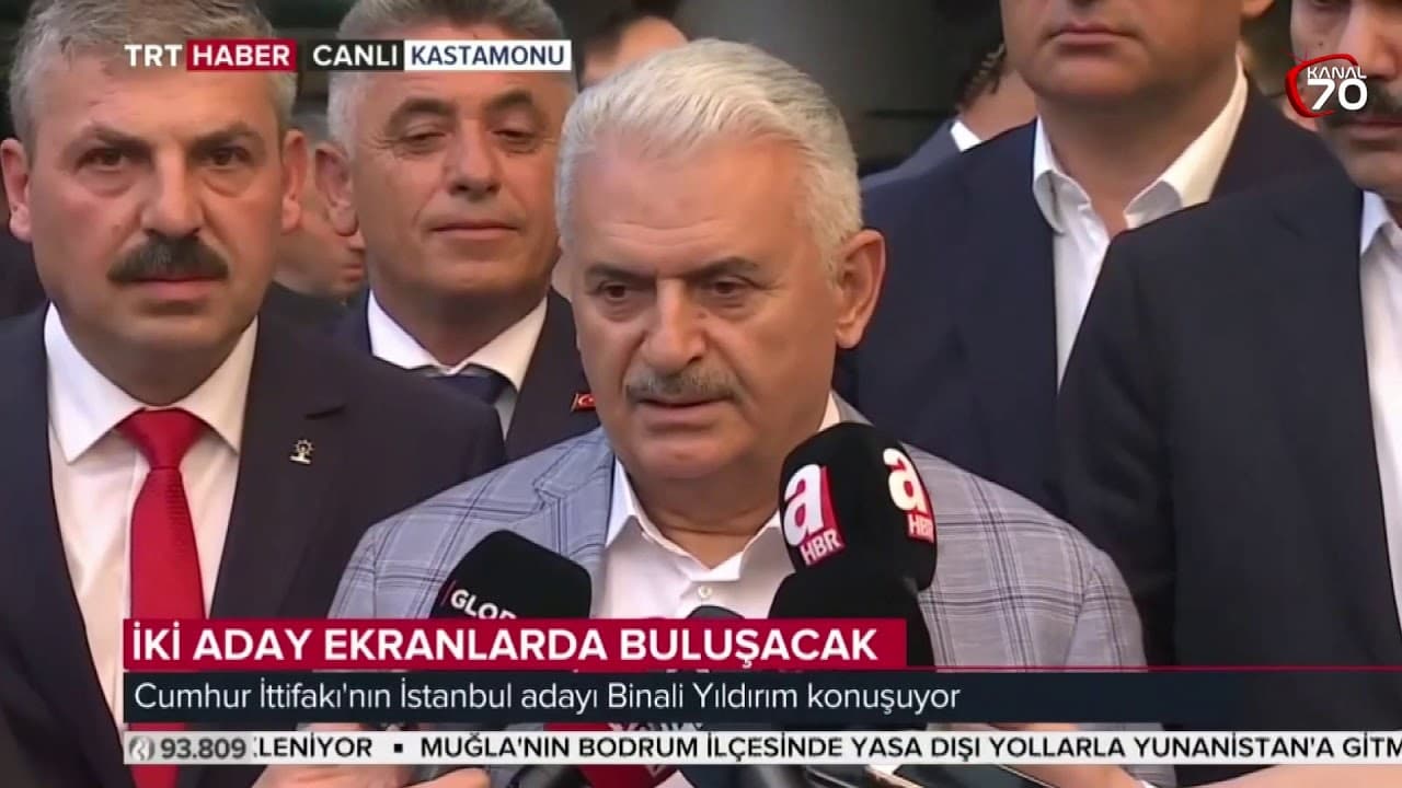 Binali Yıldırım Uğur Dündar'ın sunmasını istedi.