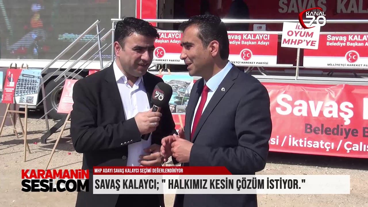 SAVAŞ KALAYCI 31 MART RÖPORTAJI