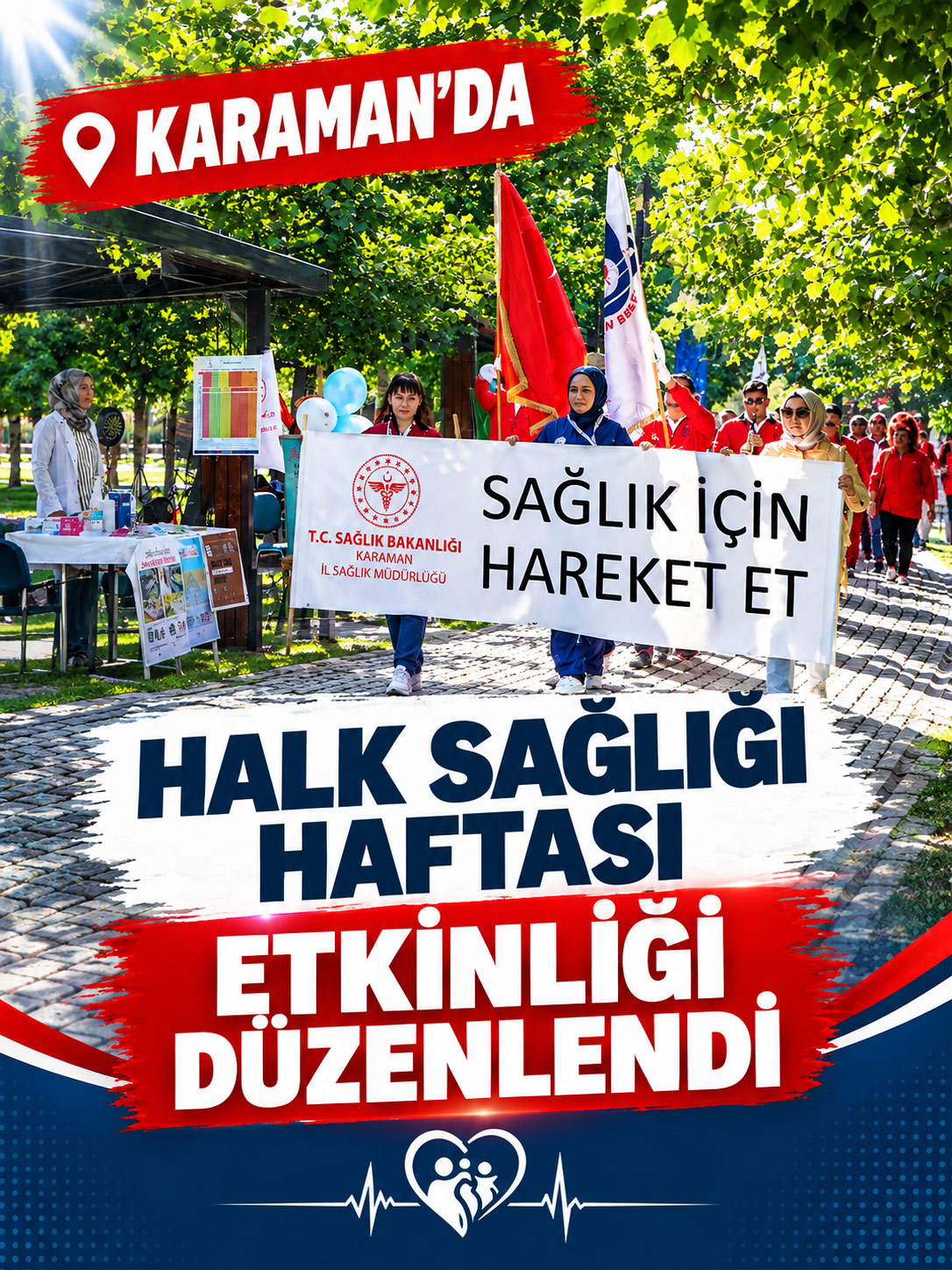  Karaman'da Halk Sağlığı Haftası etkinliği düzenlen